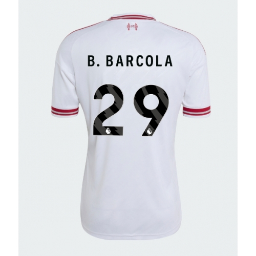 Liverpool Bradley Barcola #29 Maglia Gara Trasferta Repliche 2026-27 Maniche Corte Liverpool Bradley Barcola #29 Maglia Gara Trasferta Repliche 2026-27 Maniche Corte